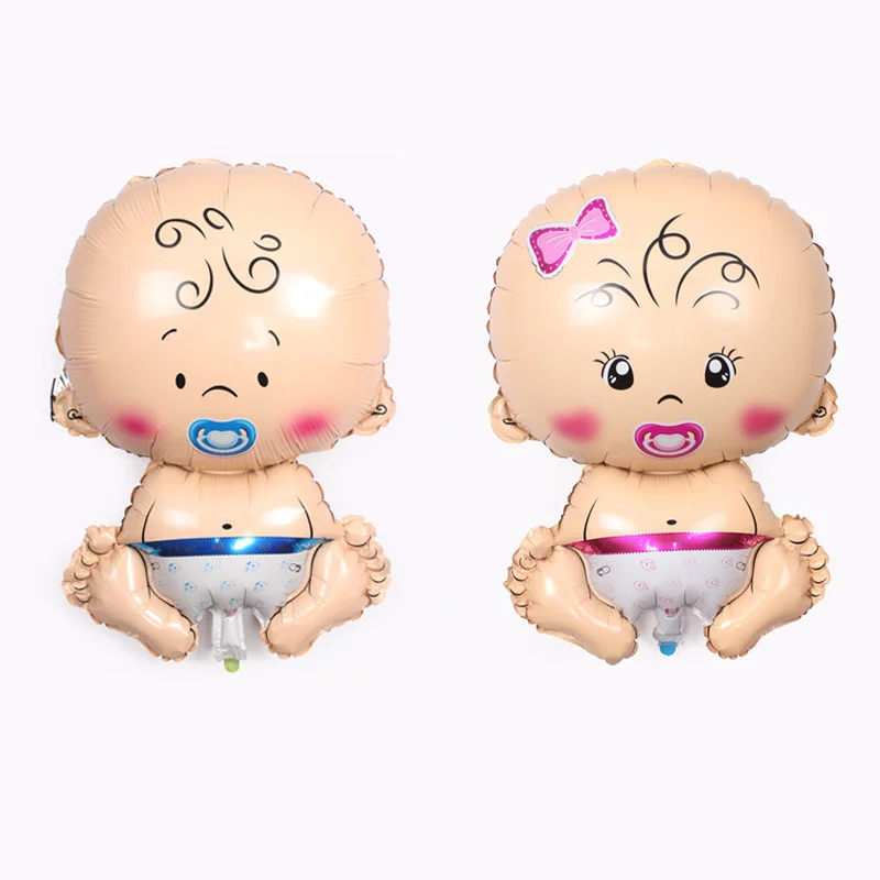 Mini Pacifier Baby Balloon Lovely Cartoon Boy Girl Birthday Part Decorative Balloon Neonate Celebration Toy Globos Accessories