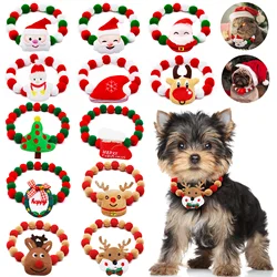 1PC Christmas Decorate Creative Pet Bowtie Dog Bow Tie Puppy Bow Ties Red Collar Dog for Small Dogs Supplies Pet Accessories