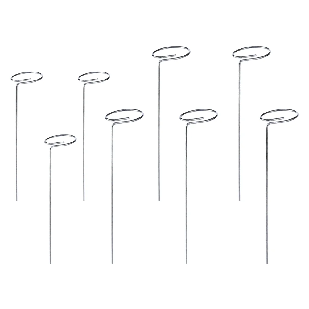 8 Pcs Garden Plant Stand Plants Subject Support Stick Guide Climbers Flower Tutor Tomato Stakes for Paver Edging Iron Wire