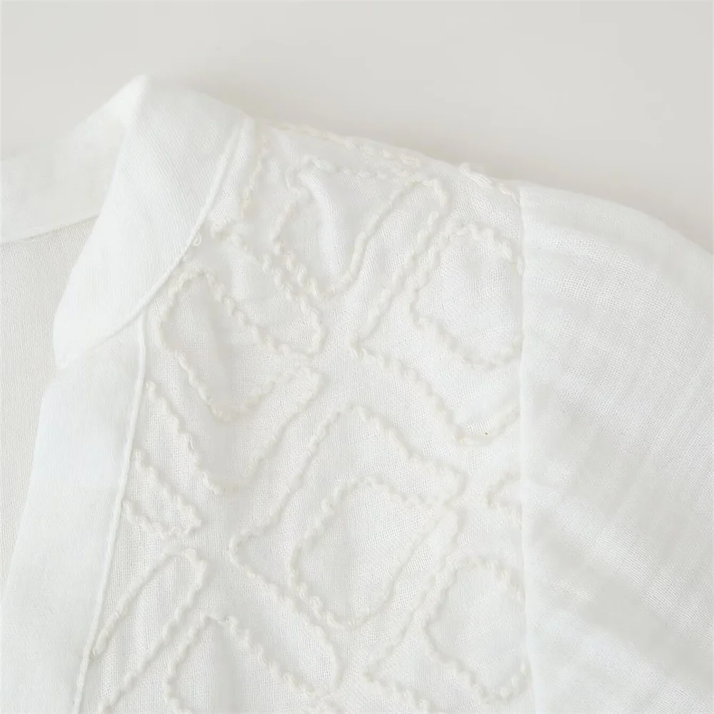 レディース春夏新作ファッションカジュアル万能Vネック長袖シングルブレストシャツジャケット