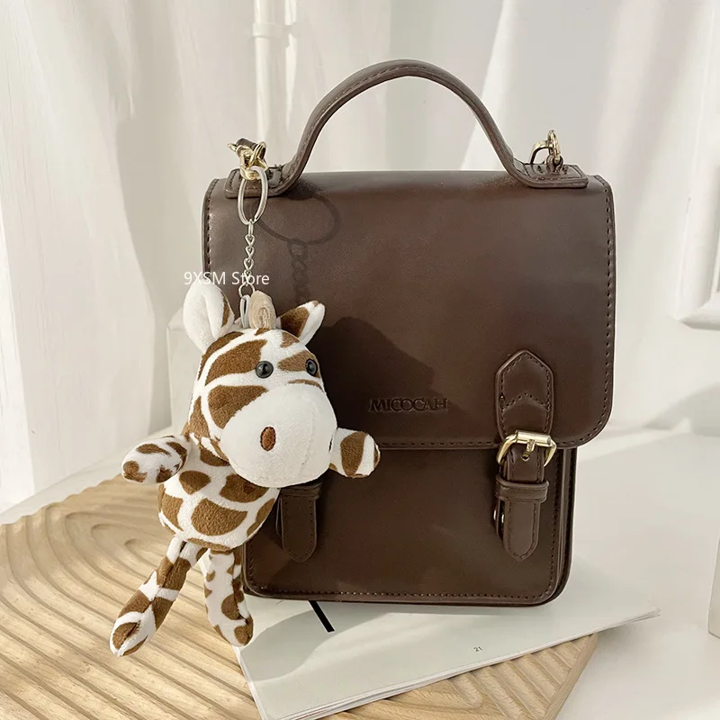 Lovely Cartoon Cute Zebra Animal Plush Toys Keyring Kawaii Soft Stuffed Lovely Giraffe Pendant Keychain Gift for Children Girls