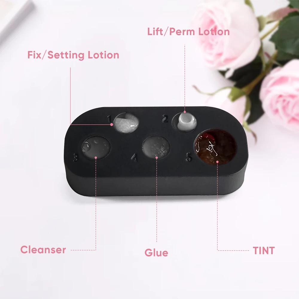 Libeauty 1 Stück Mini-Silikonpalette mit 5 oder 6 Funktionen für Wimpernlifting und -färbung, Augenbrauenlaminierung, Wimpernperm-Pads, Make-up-Werkzeuge – Detail 4