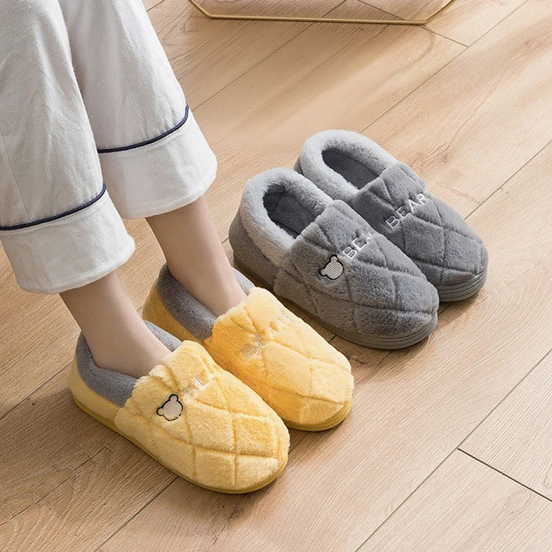 House Fluffy Slippers Men Cart - Sewing House ulasan dan harga