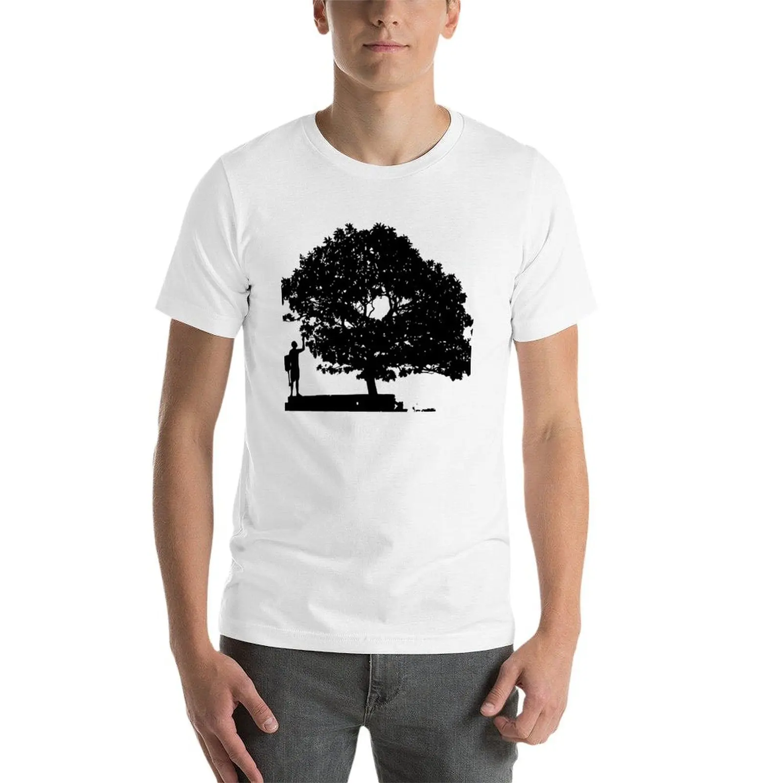 Maglietta Jack Johnson maglietta da uomo maglietta in cotone nero tinta unita per uomo maglietta da uomo in cotone