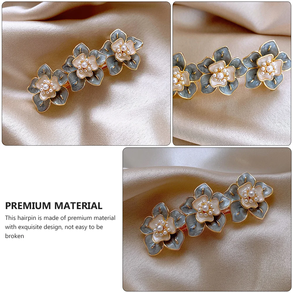 

1pc Alloy Clamp Fashion Hairpin For Women Girls Spring Daisy Design Decorative Hair Clip Hair Jewelry Wedding Party Use