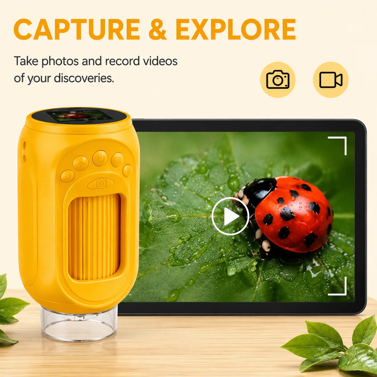 1000X Zoom Kids Digital Microscope 1.54