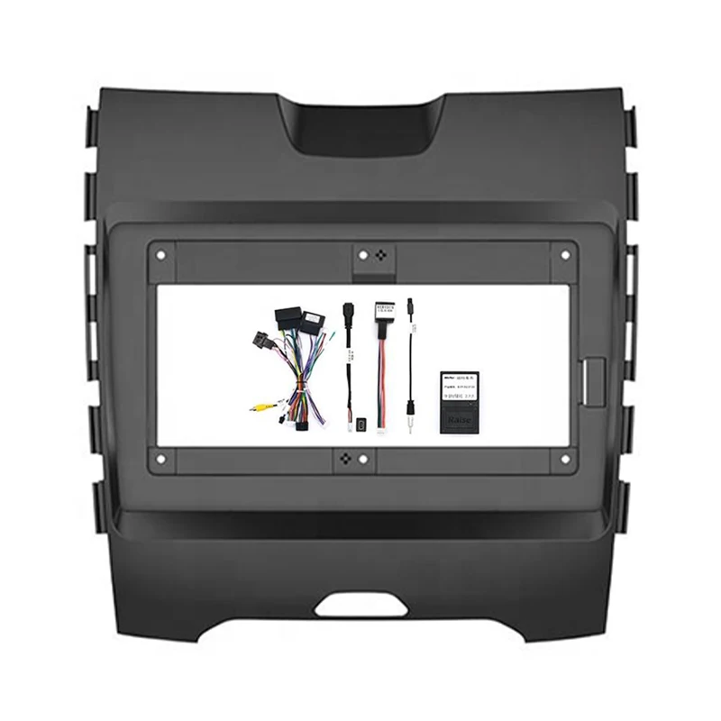 

Car Radio Fascia Frame Adapter for Ford Edge 2015 9"inch Radio CD GPS DVD Stereo CD Panel navigation dashboard cables frame