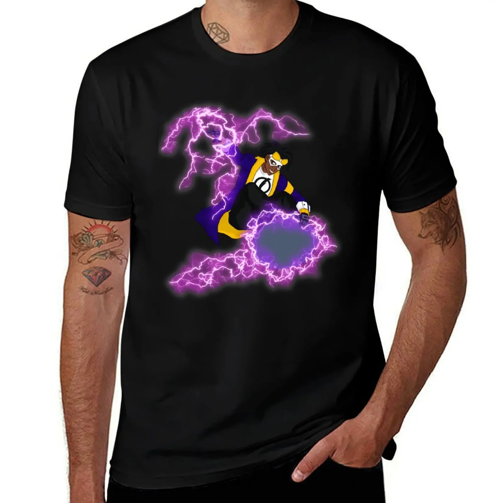 

Static Shock T-Shirt man t shirt designer man t shirts cotton