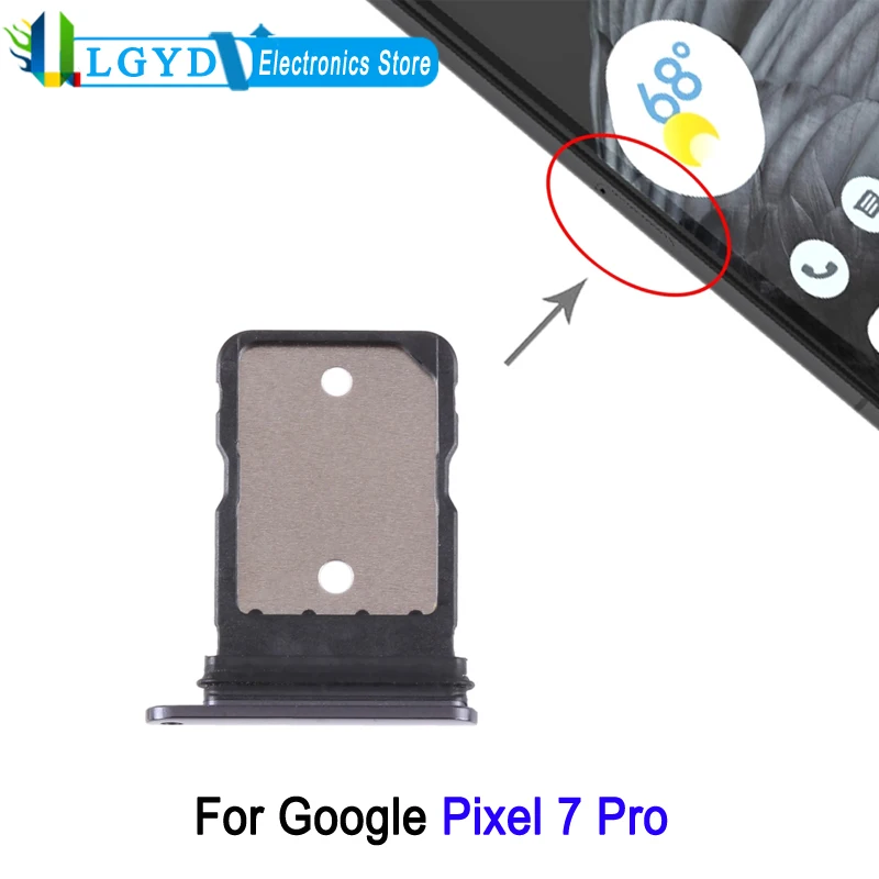 

Лоток для одной SIM-карты для телефона Google Pixel 7 Pro, запасная часть с SIM-разъемом