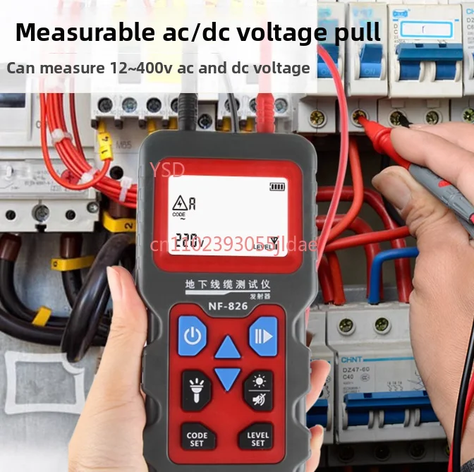 Electric Dark Wire Locator 220V Underground Cable Line Finder Utility Detection Tester
