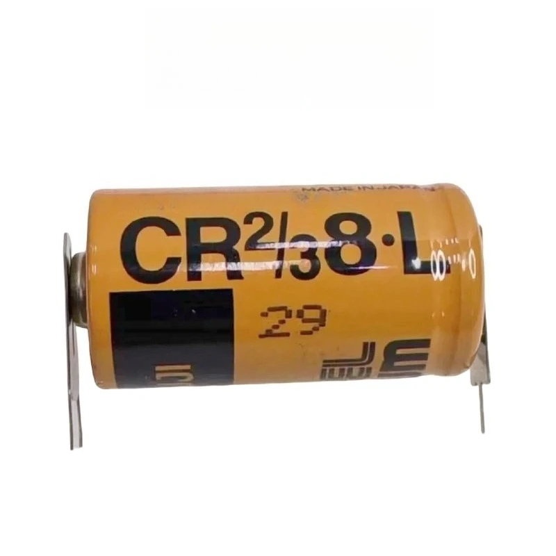 New CR2/3 8.L 3V Lithium-ion Non-Rechargeable Battery for FUJI High Quality High Capacity PLC Replacement Battery with Weld Leg