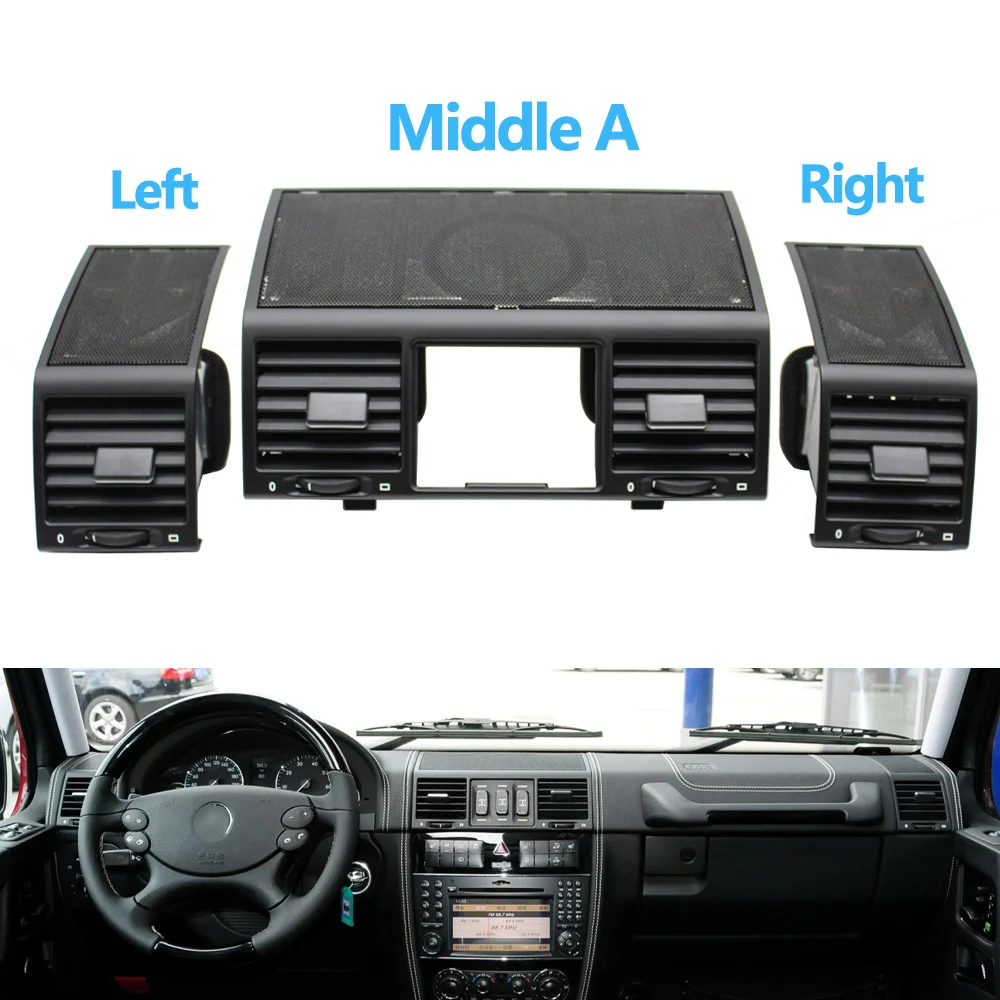 Auto Centrale Links Rechts Airconditioning Ac Vent Speaker Grille Panel Cover Voor Mercedes Benz G Klasse W463 4636807408,4636807508