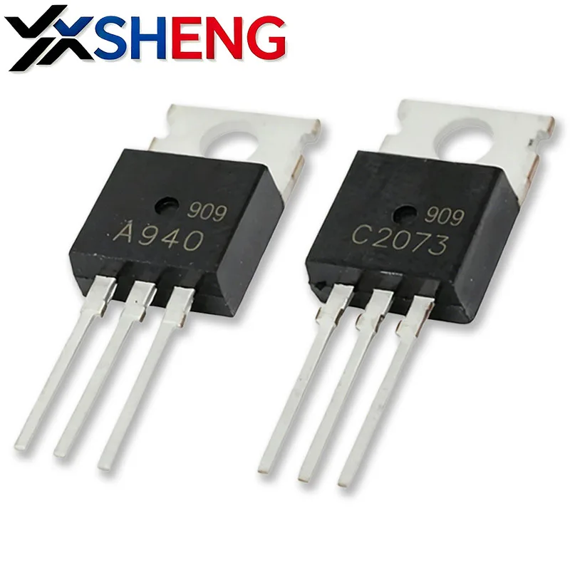 10PCS (5Pair) 2SA940 2SC2073 Triode Transistor TO-220 C2073 A940 Wholesale Electronic