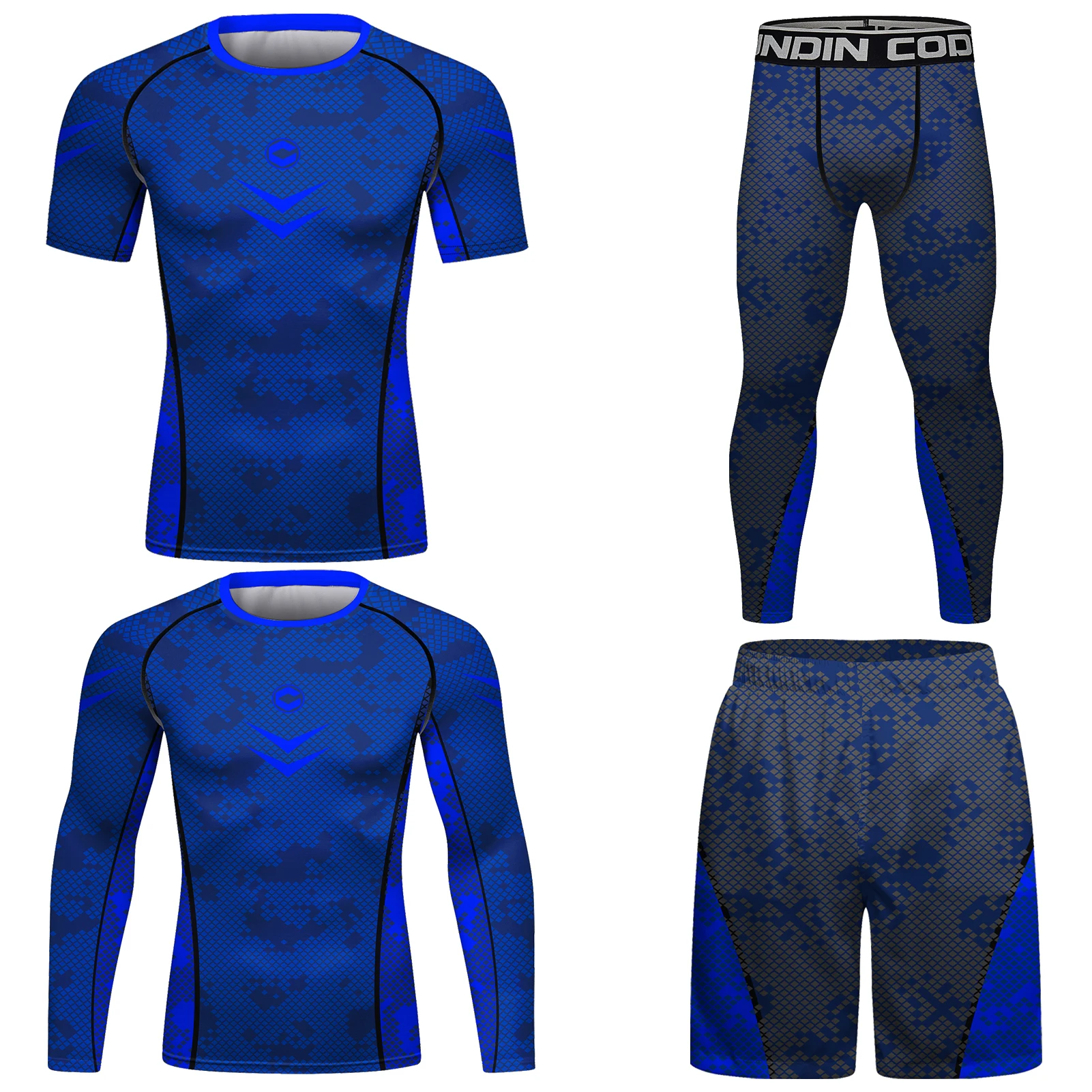 Cody Lundin Bjj Suit design your printed Dark Blue Rash Guard Jiu jitsu gi manufacturer compression Grappling fitness sportsuits