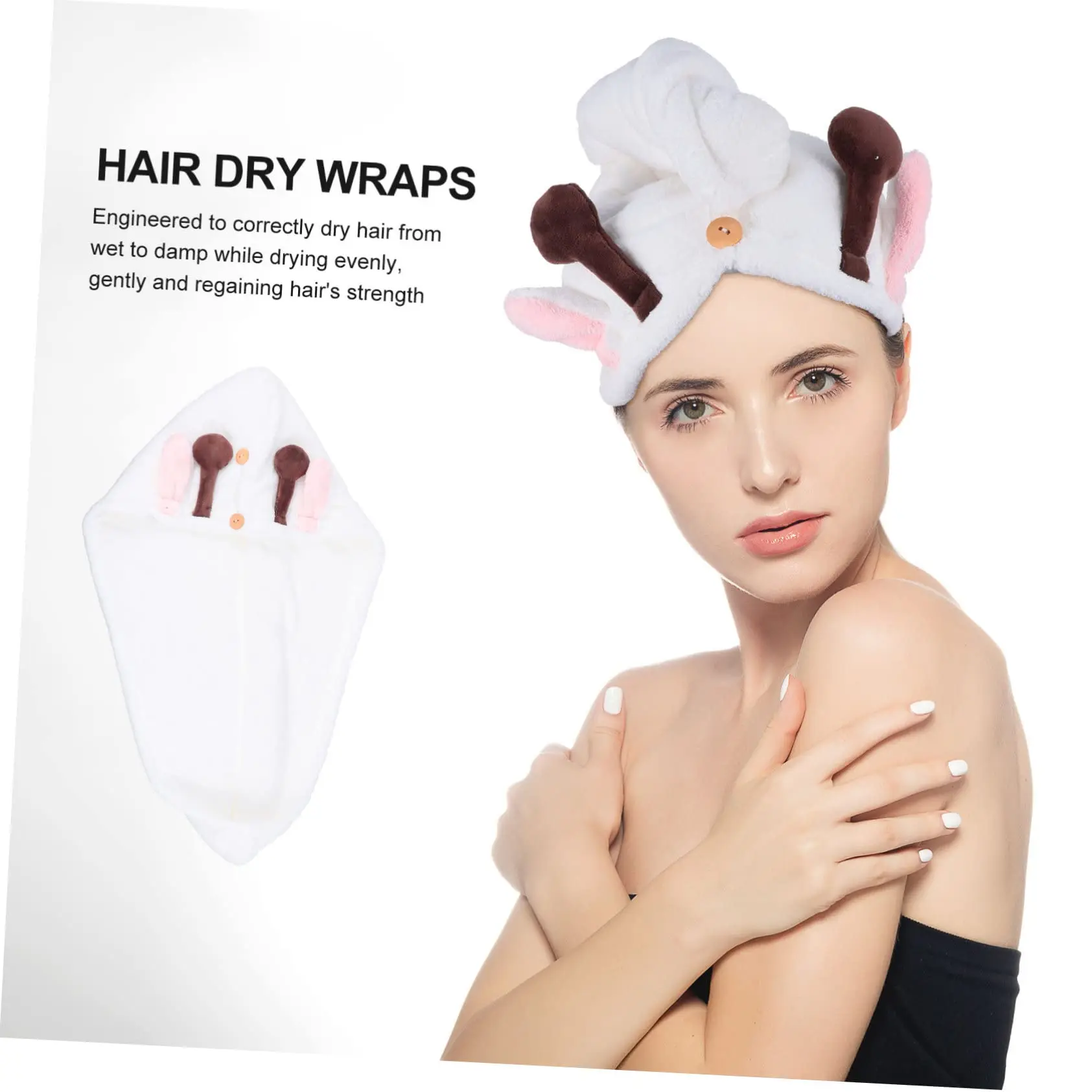 Dry Hair Cap Shower Cap Cloth Shower Cap Drying Hair Turban Hat Quick Dry Cap Rosy Lips Dry Hair Hat Fast Drying Cap Pink Towel