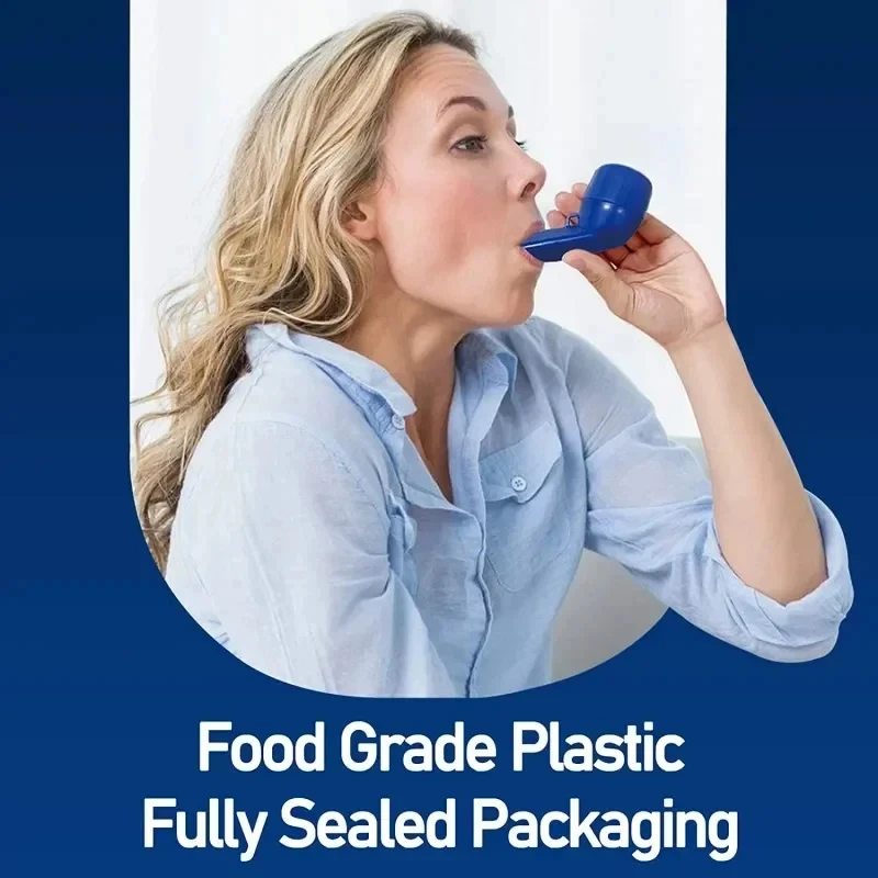 Breathing Vibration Sputum Remover Lung Function Respiratory Trainer Portable Mucus Clearance PEP Therapy Lung Clearing Device image 3
