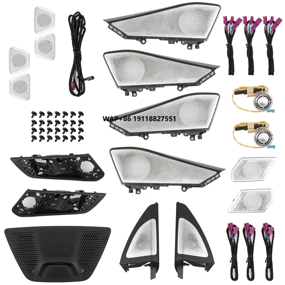 

For G05 G06 G07 X5 X6 X7 Front and Rear Door Speaker with Luminous Night Lighting Trim and Subwoofer New Condition