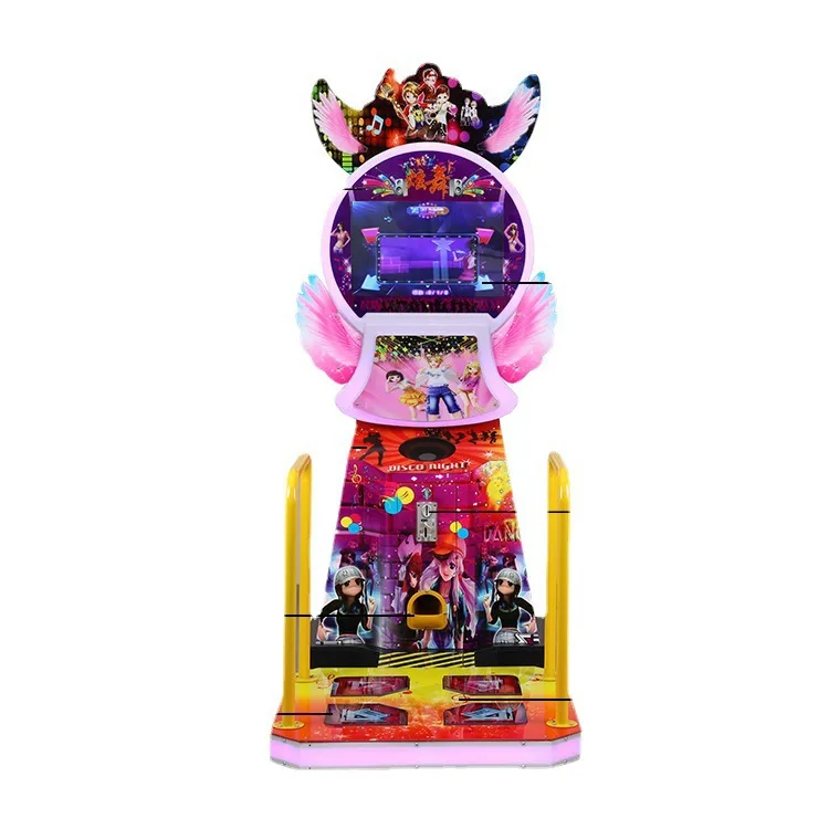 Children's for Dancing Game Machine Plastic Electric Powered Indoor Amusement Equipment for Game Halls
