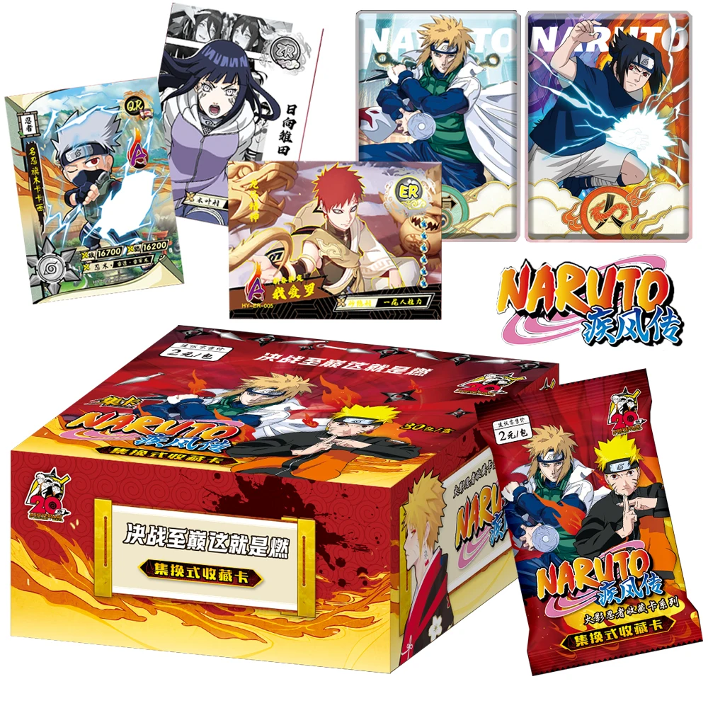 Wholesale NARUTO Card For Child Jiraiya Senju Hashirama Gaara Popular Competitive Anime Limited Game Collection Card Kids Gifts