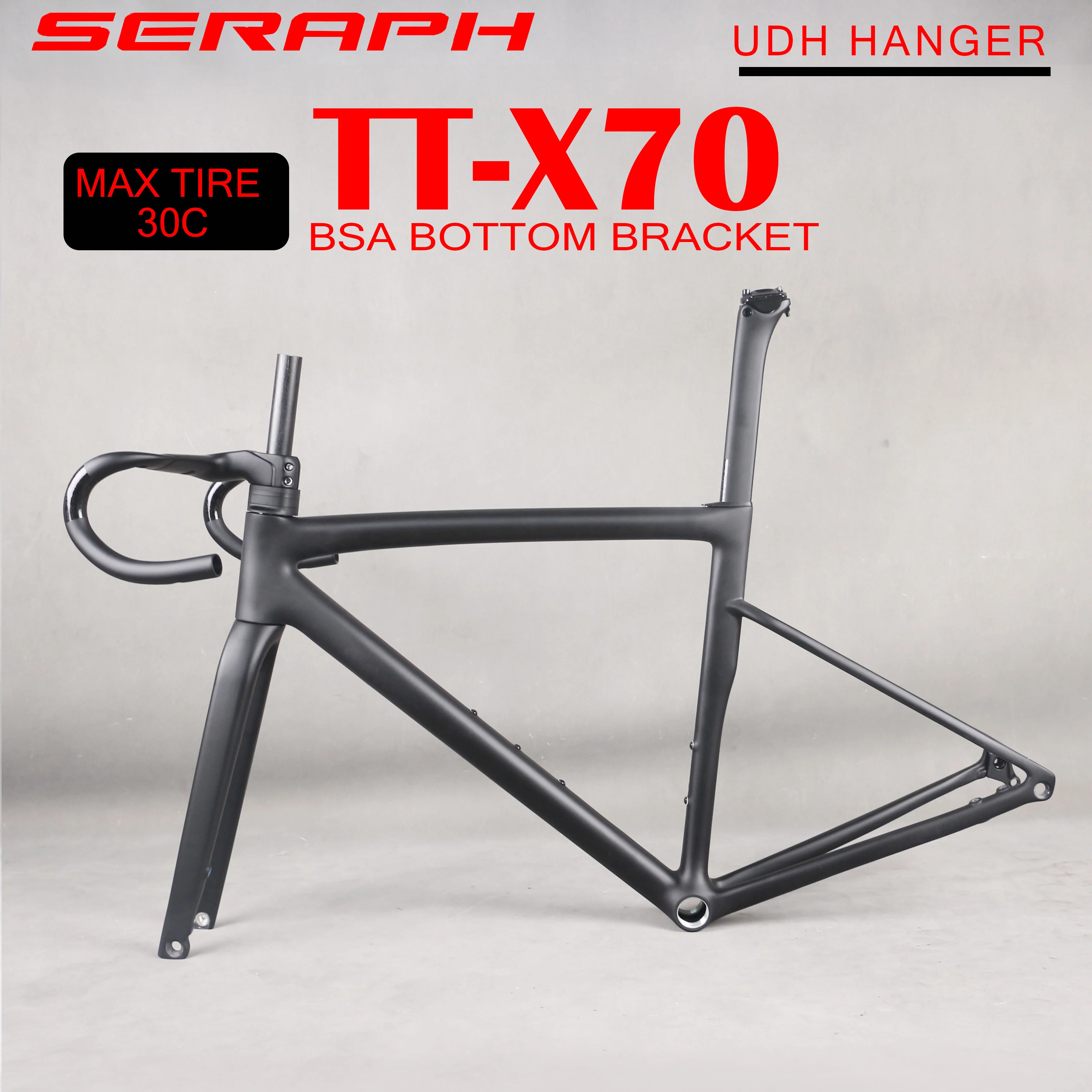 

2025 new super light version UDH hanger Disc Carbon FrameNew Road Frame, Disc road frame , Carbon frame ,