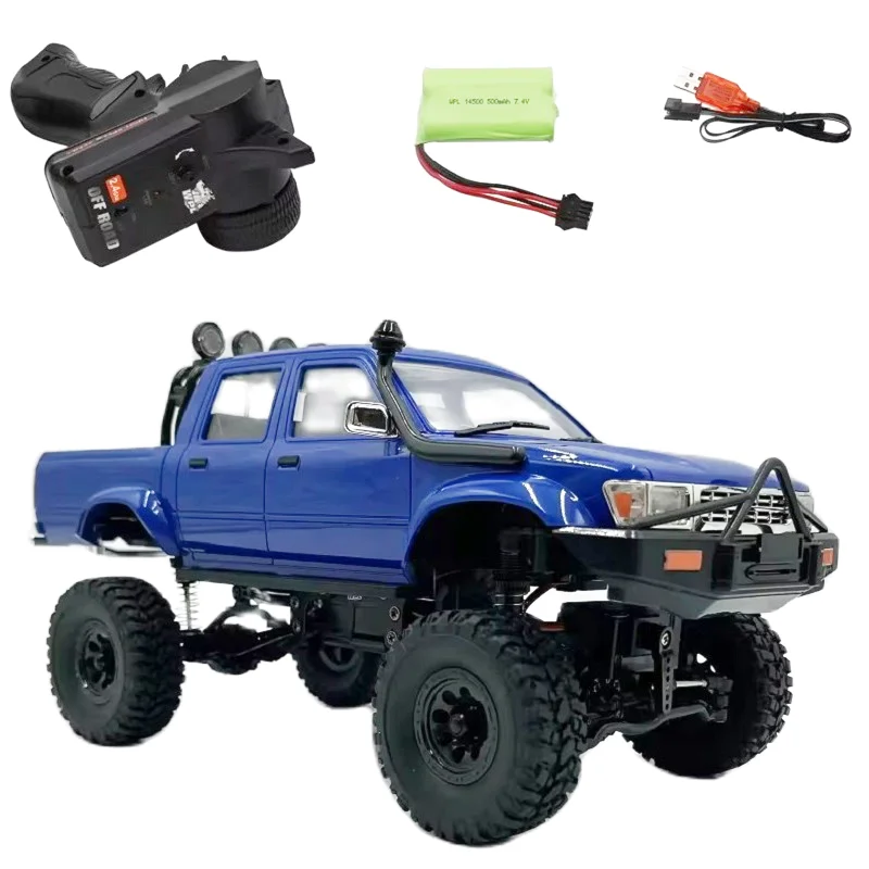 WPL C64-1 RC Car 1:16 Hailax 2.4G 4WD Remote Control Pick-up Truck