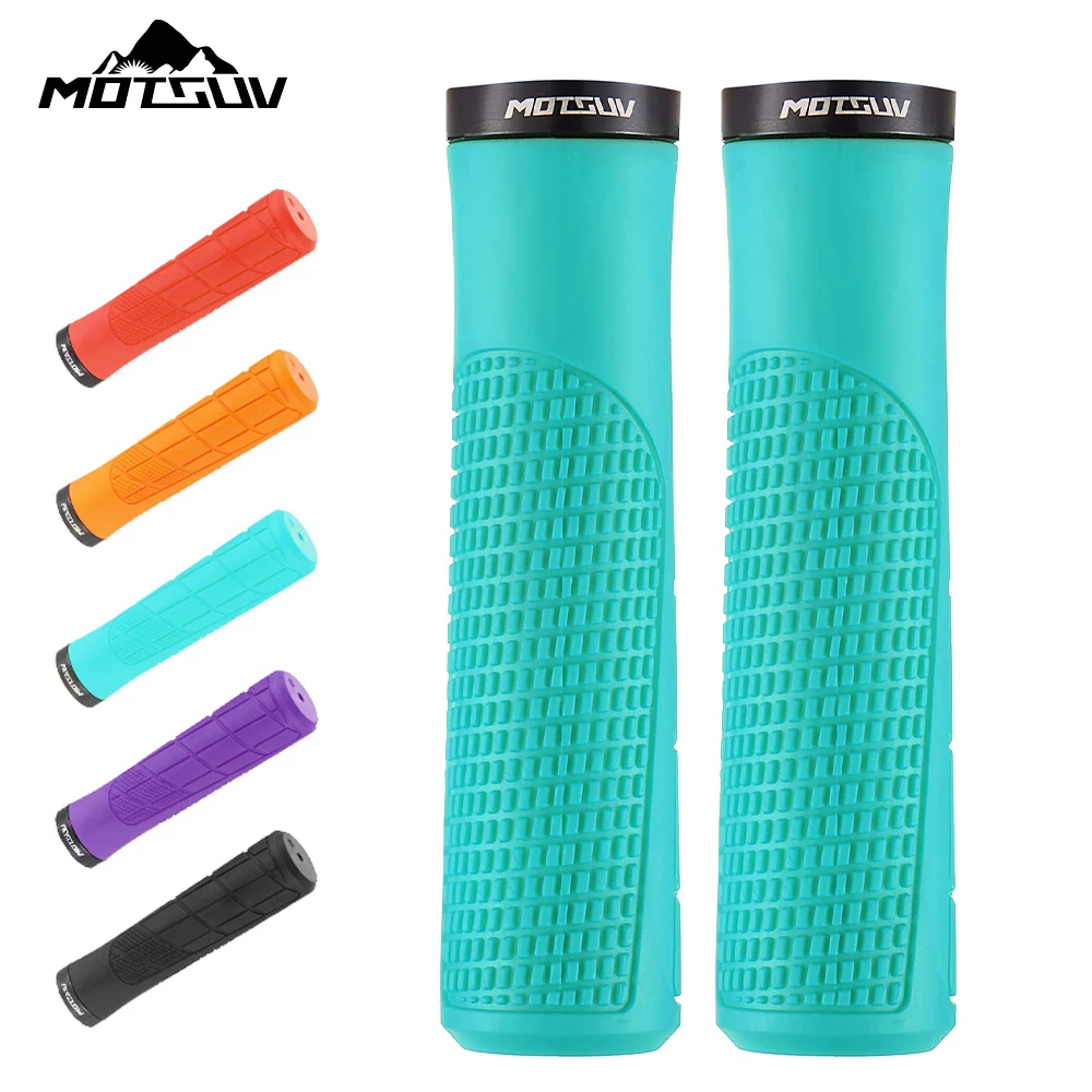 

1 Pair TPR Mountain Bike Handlebar Grip Bicycle Grips Soft Rubber,MTB Anti-skid ,Comfortable,Lockable