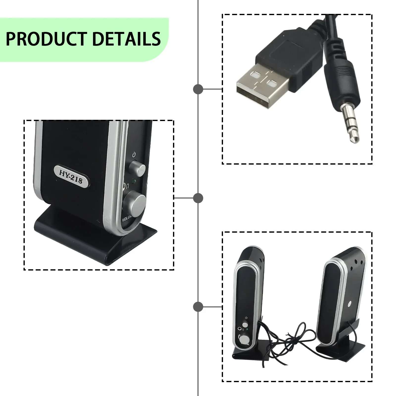 Connection Sensitivity To Noise Ratio Home Frequency HZ KHZ Cm USB Length Connection Steps Family Gathering Portable Mm