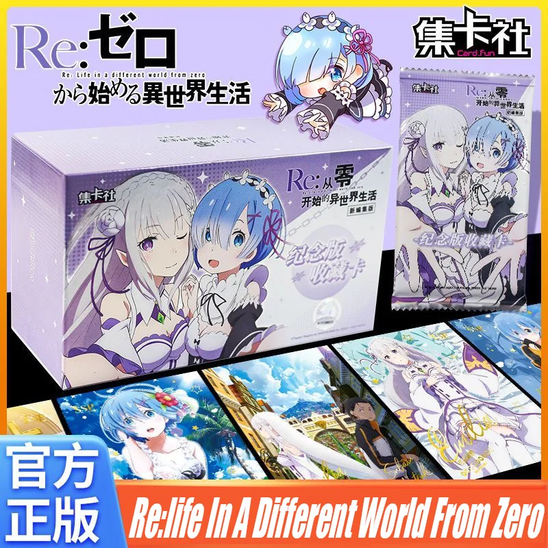 

Re:life In A Different World From Zero Souvenir Edition Collection Cards Children Birthday Gifts ToysRare TCG Game Playing Card