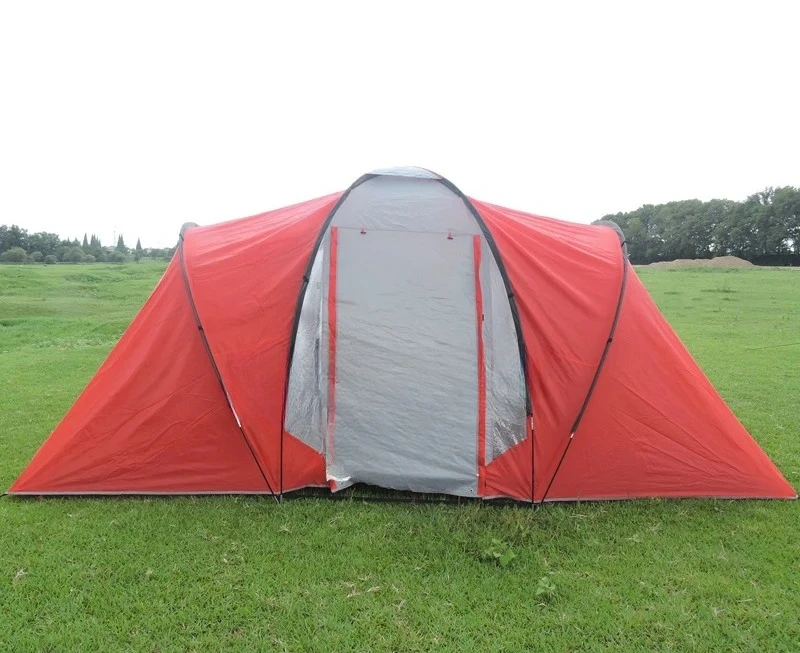 Tent outdoor camping family multi-person thickened rainproof and windproof team tent