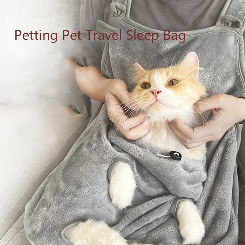 

Pet Carrier Petting Pet Travel Sleep Bag Cat Carrier Pouch Dog Puppy Bag Plush Outdoor Shoulder Bag Comfort Transport Bag for C