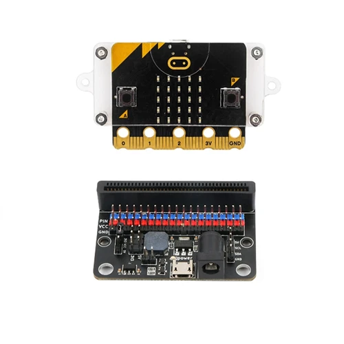 Bbc Microbit V2.0 마더보드, 그래픽 프로그래밍 가능 학습 개발 보드, 블랙