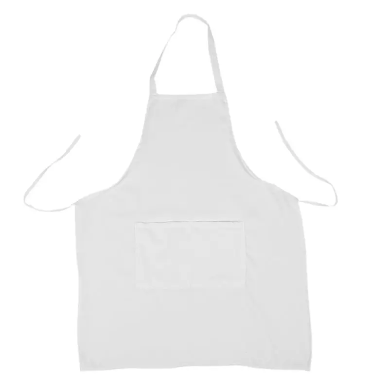 

N84R 4 Pcs 73 X 58 Cm Apron Cook Kitchen House Restaurant (White)