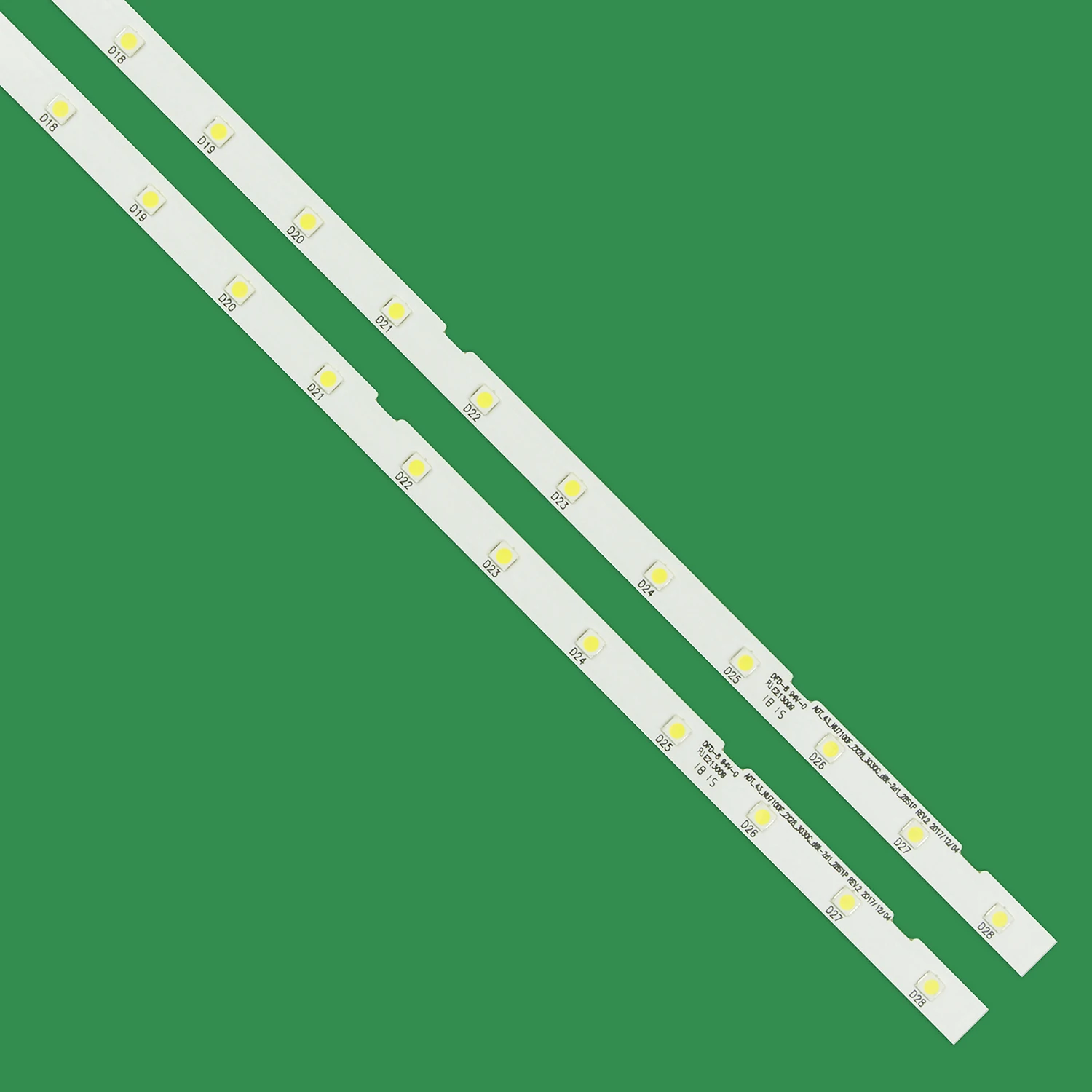 LED Backlight strip For Samsung AOT_43_NU7100F_2X28_3030C LM41-00606A BN61-15482A UE43NU7400U UE43UN7020K UE43RU7120