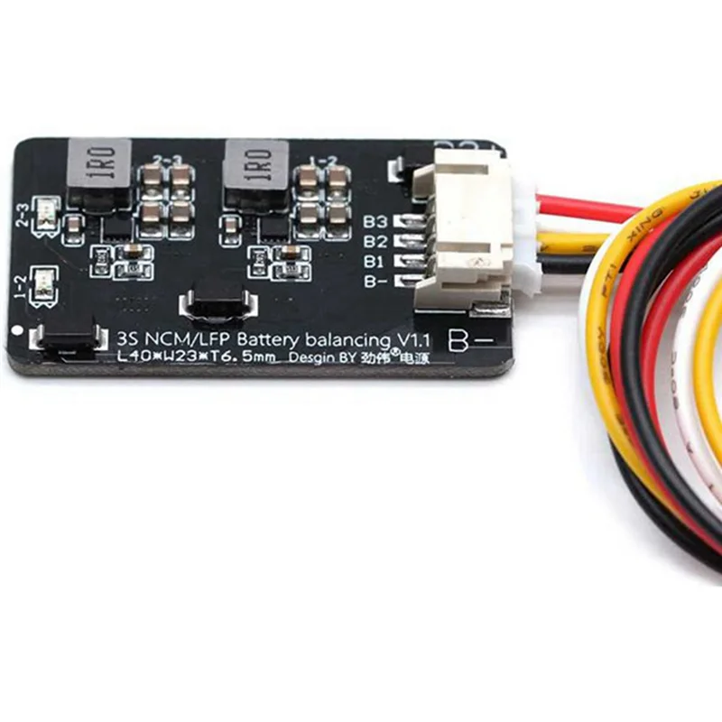 لوح موازن نشط لبطارية الليثيوم ، وحدة معادل نقل الطاقة ، BMS 3S ، أيون Lipo lipo4 ، 1.2 أ