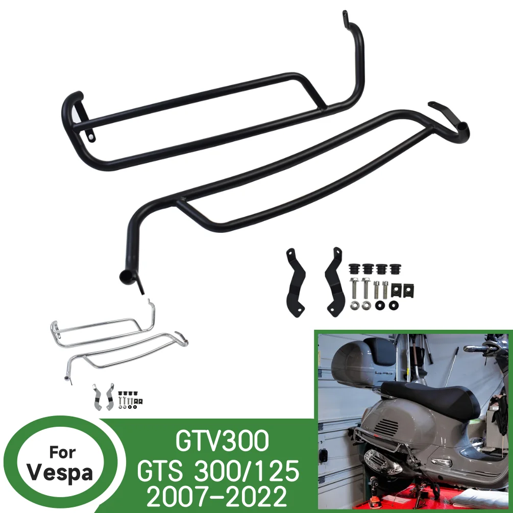 

GTV300 GTS300 GTS125 Engine Guard Bumper For Vespa GTS 300 125 2007-2023 Crash Bars Motorcycle Body Frame Protector Accessorie