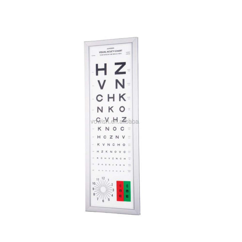 top quality eye chart VC-B LED distance visual acuity chart