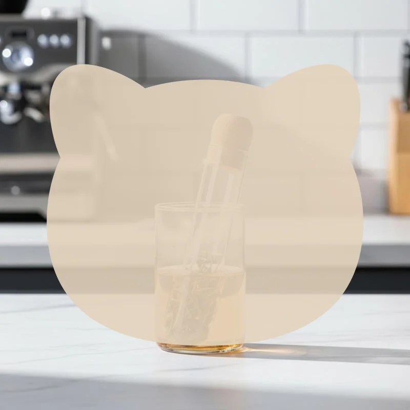 Portable Food Grade Glass Tea Infuser Tea Filter Sieve Non Toxic for Business Trip Loose Leaf Spice Tea Making