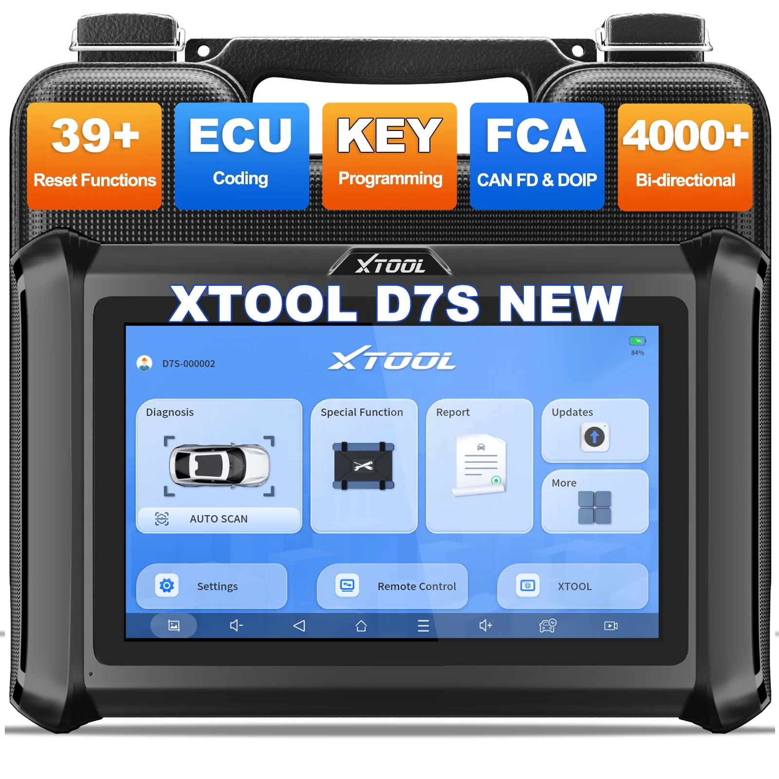 XTOOL D7S OBD2 Full System Scan Diagonist Tool Universal Key Decoder Automotive Key Programmer Diagnosis Machine For All Cars