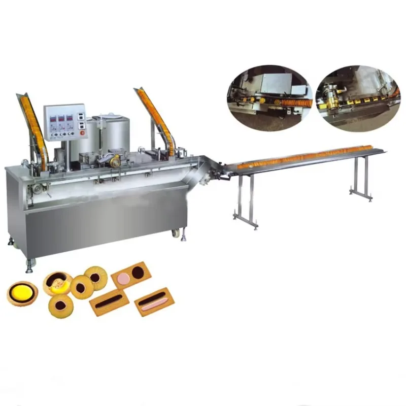 Sandwich Automatic Cookie Cream Stuffing Automatic Biscuit Sandwiching Machine Sandwich Biscuit Machine Customized