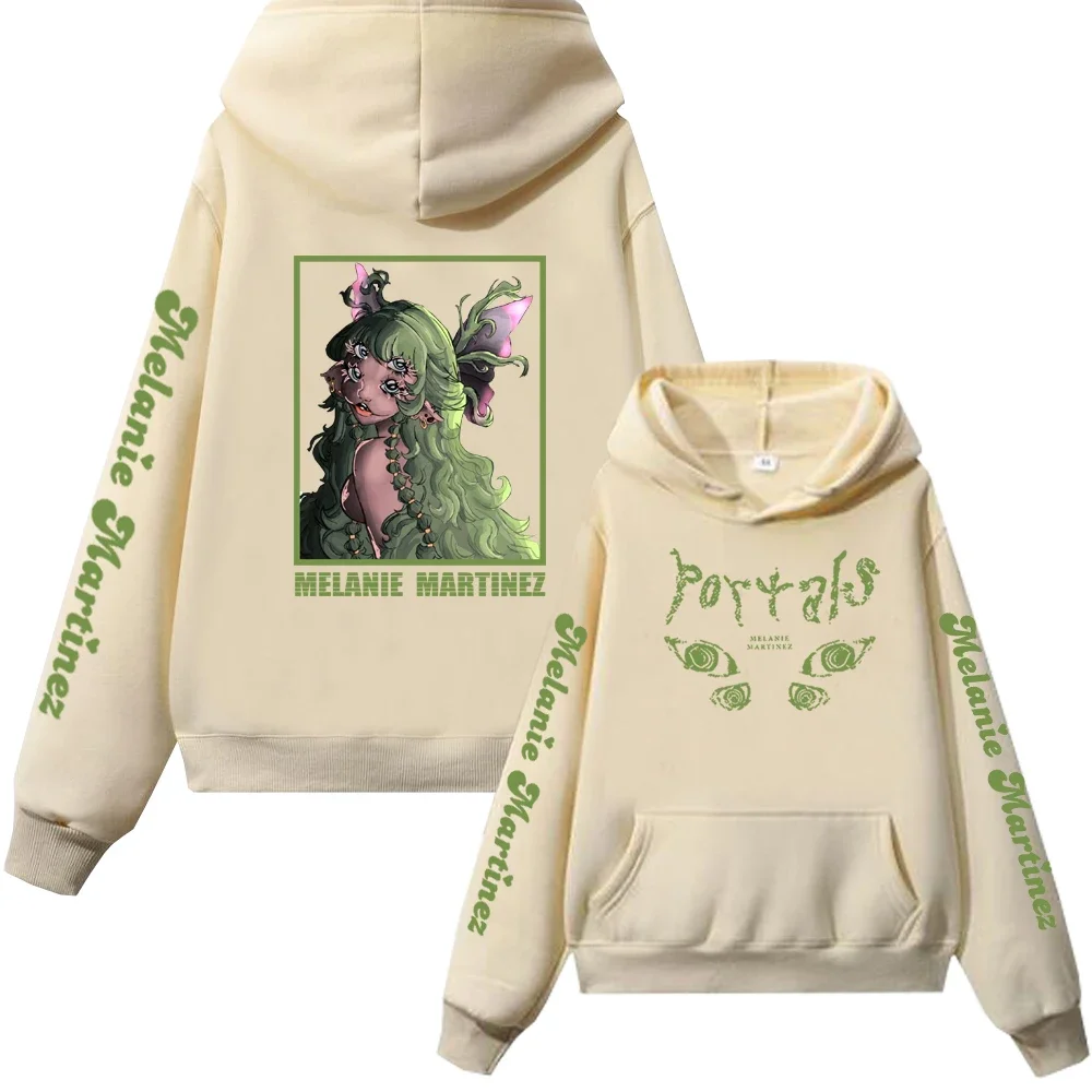 2024 Melanie Martinez Portals Tour Printed Hoodies Women Men Fleece Comfortable Hooded Sweatshirts Harajuku Hip Hop Street Hoody