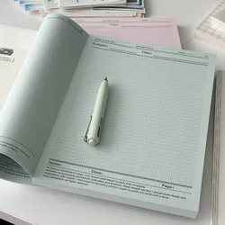 Korean Ins Style Notebook Smooth Thickened B5 Double-sided Writing Book Tearable Student Notebook Word Diary Excerpt Notepad