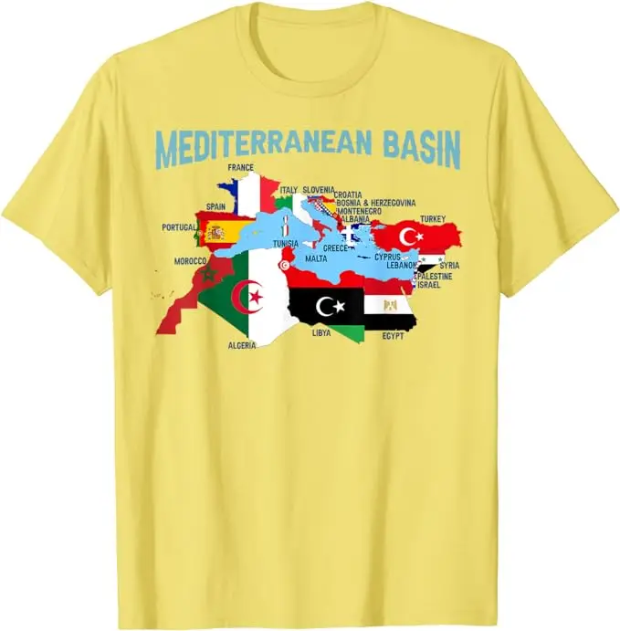 T-shirt de manga curta com bandeiras europeias, mapa do mapa da Europa, bandeira da Europa, bandeira, para o país