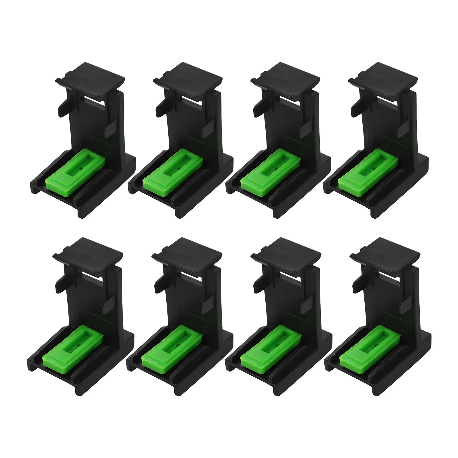 8Pcs Ink Refill Tool Inkjet Cartridge Refill Clip Leak Prevention Positioning Clip Cartridge Suction Adapter Printer Maintenance