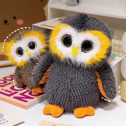 20/27/33CM Cute Big eyed Owl Plush Toy Soft PP Cotton Filled Bird Doll Warm Companion Doll Gifts For Girls And Boys