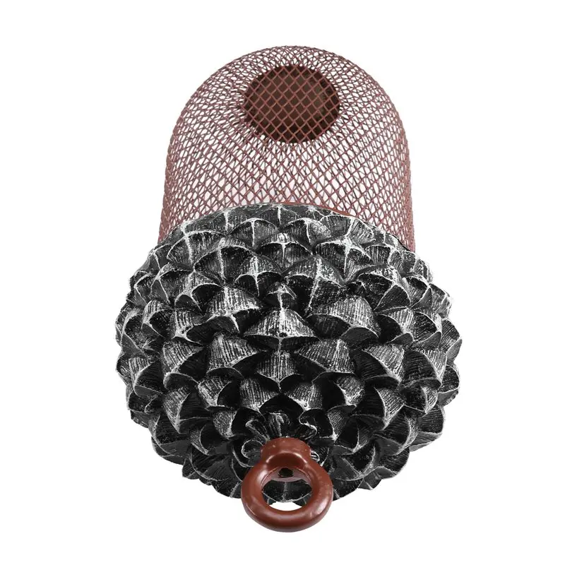 

Кормушка для птиц BHTS из металла в форме подсолнуха для наружного использования, для сороконожек и сороконожек-бабочек, с семенами подсолнечника и арахисом