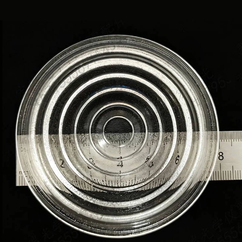 Sale! 80mm - 150mm Borosilicate Glass Fresnel Lens for Spotlight Stage Lamp Cover Film Television Tungsten Filament Spotlight