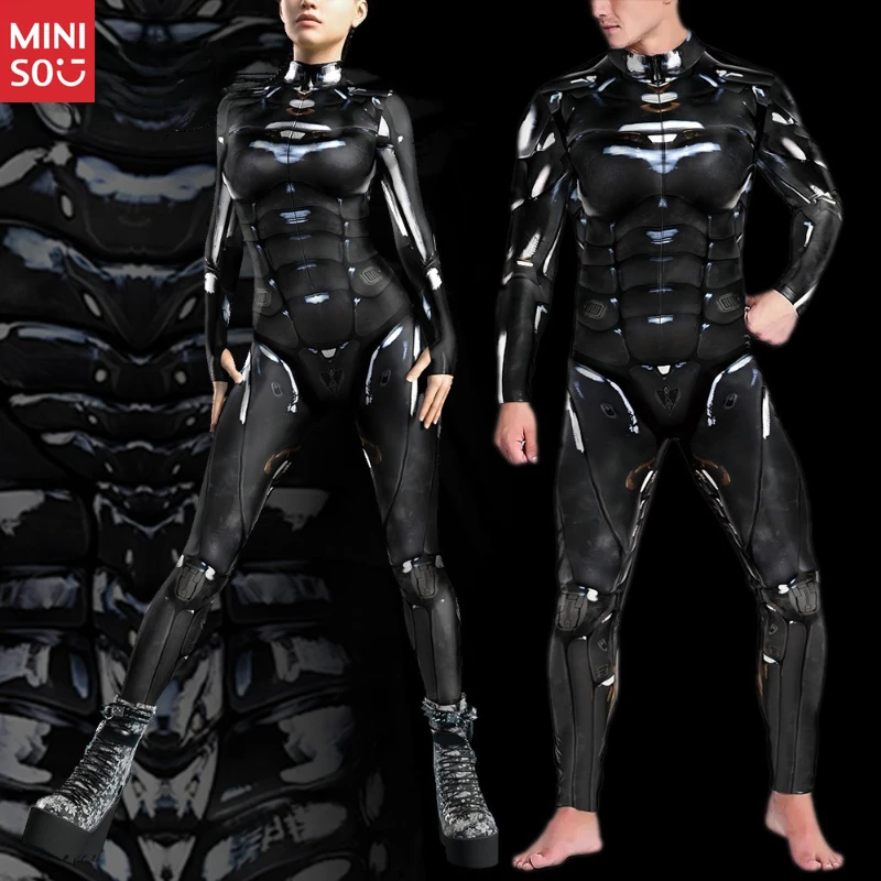 

Miniso Robot Armor Bodysuit | Unisex Cosplay Costume, Popular Tech Wear