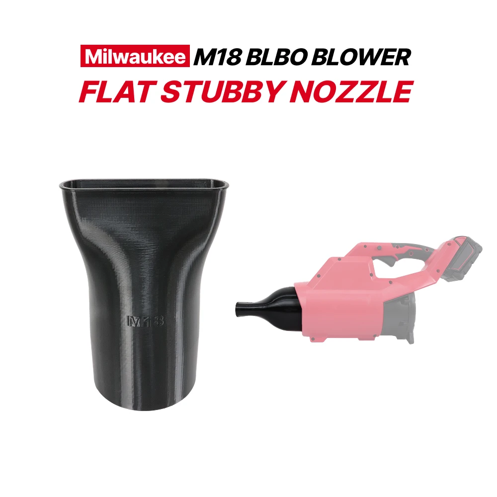 

Насадка-воздуходувка Milwaukee M18 BLBO Flat Stubby – насадка для направленного воздушного потока