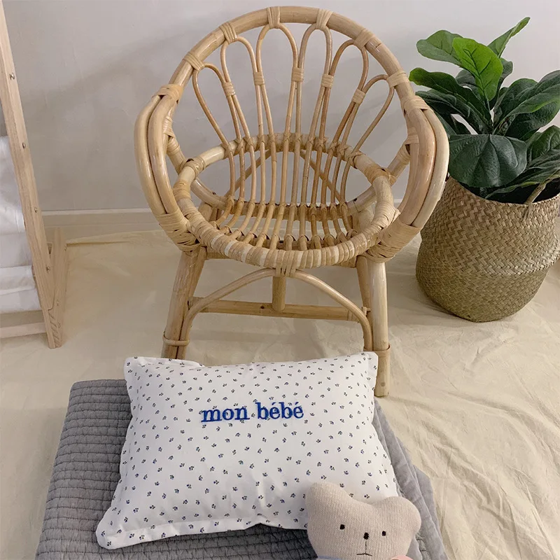 

Children's chair, baby chair, cute small rattan chair, household balcony stool, baby small rattan shooting