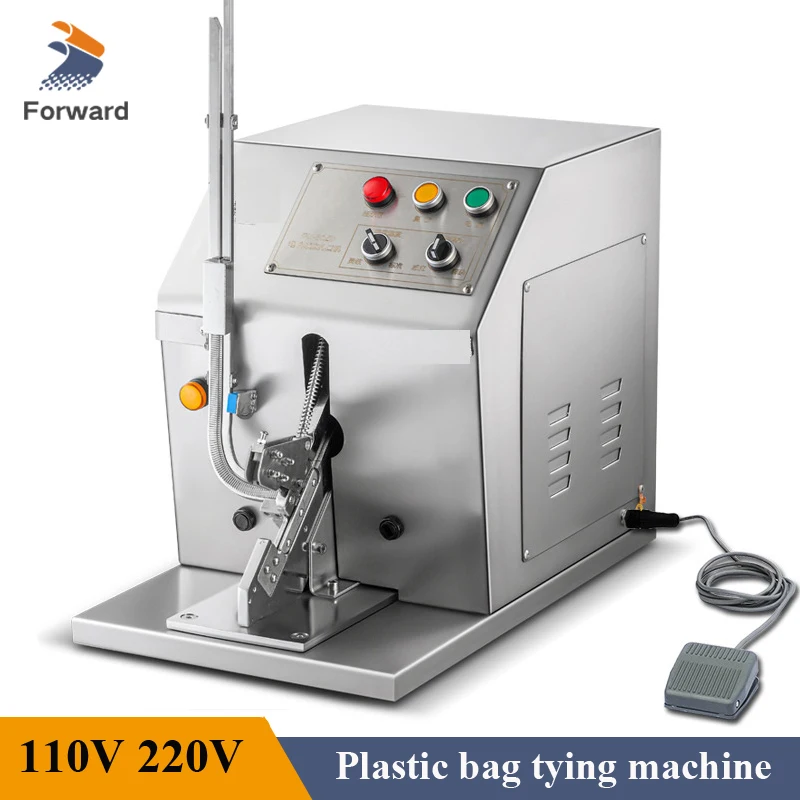 

U-shape Clipping Machine Stainless Steel Electric Sausage Clipper Machine Supermarket Plastic Bag Sealing Wide Application